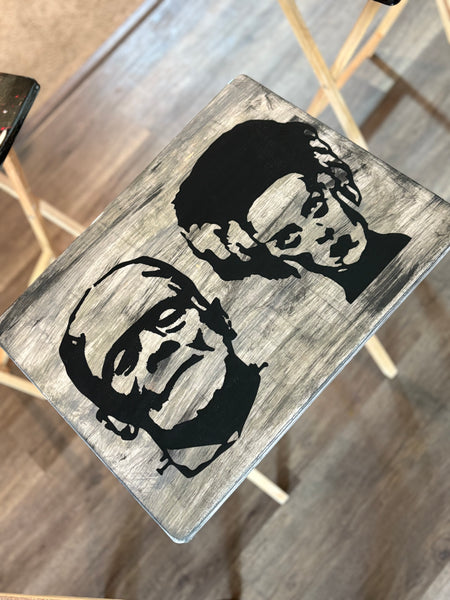 The steins tray table