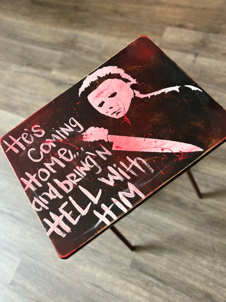 He came home tray table
