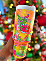 Neon grinch 40oz