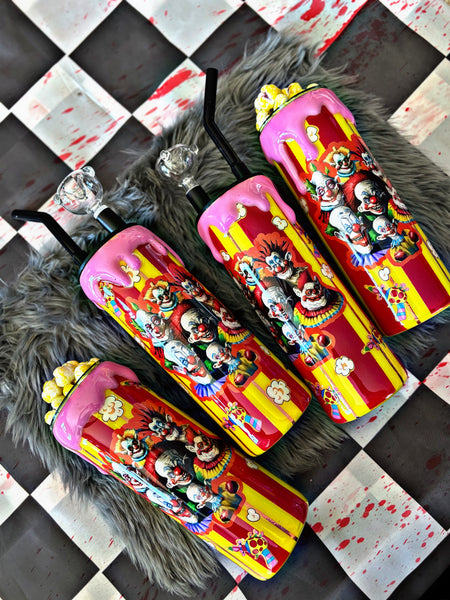 Klown popcorn tumbler/ 💨 MTO
