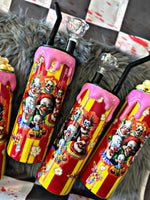 Klown popcorn tumbler/ 💨 MTO