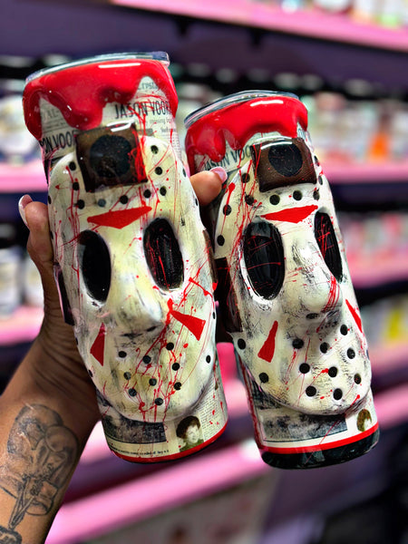 Mask man tumbler