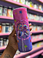 Colorful horror tumbler