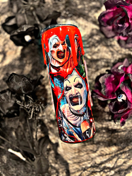 Terrified clown 20oz