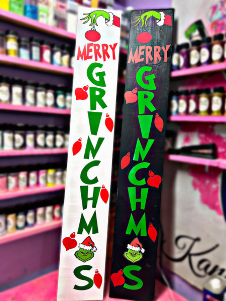 Grinchmas porch sign