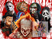 Horror icons PNG