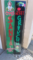 Christmas porch signs