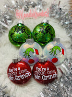 Grinch Christmas ornaments