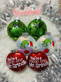 Grinch Christmas ornaments