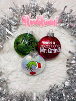 Grinch Christmas ornaments